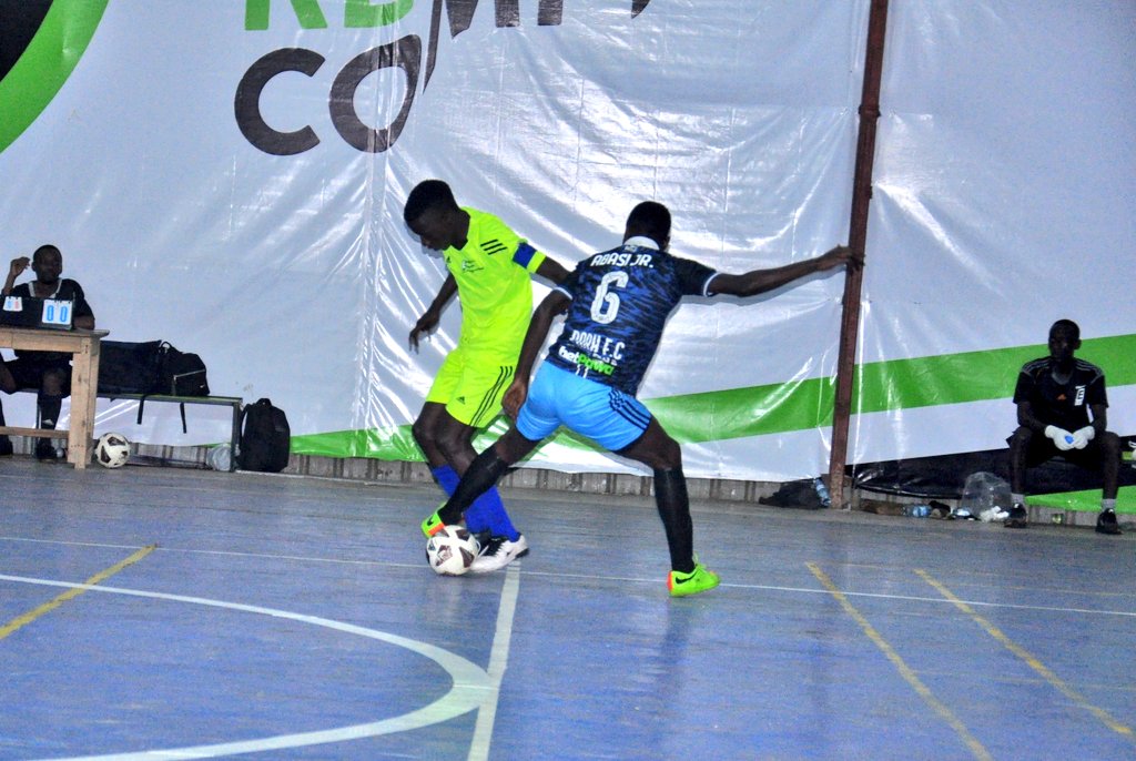 Abasi Muluya attempts to win the ball back after losing it | Courtesy Photo